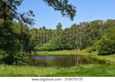 Lake At Kullaberg Near Mölle On Sweden