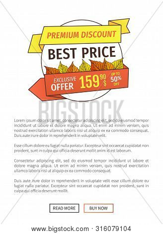 Best Price Premium Discount Buy Now At Super Hot Price 159.90 Promo Poster Oak And Maple Leaves. Aut