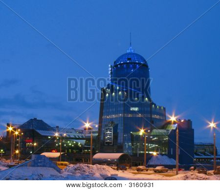 Noite paisagem urbana.