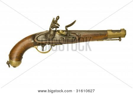 Revolutionaire oorlog Flintlock pistool