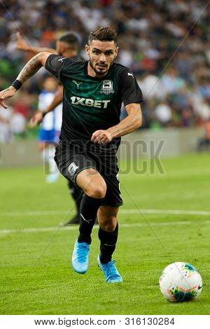 Krasnodar, Russia - August 7, 2019: Remy Cabella Of Fc Krasnodar In Action During The Uefa Champions