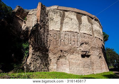 Ruins Of The Baths Of Trajan A Bathing And Leisure Complex Built In Ancient Rome Starting From 104 A
