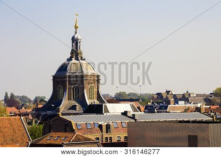 The View Of Marekerk And Roofs Of The City From The Molen De Valk Museum (falcon Windmill), Traditio