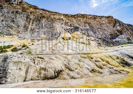 Dripstones In Turkish City Resadiye, Turkey, Asia