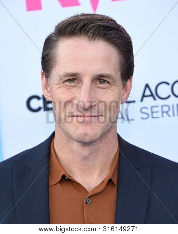 LOS ANGELES - AUG 07:  Sam Jaeger arrives for the CBS AllAccess 'Why Women Kill' Premiere Screening on August 07, 2019 in Beverly Hills, CA                