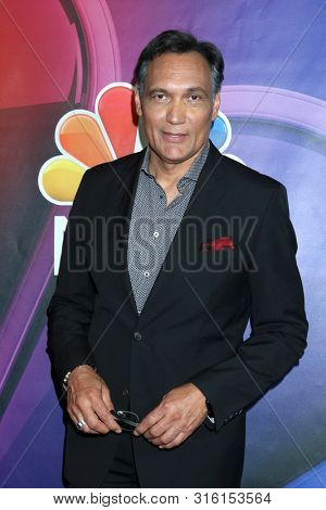 LOS ANGELES - AUG 8:  Jimmy Smits at the NBC TCA Summer 2019 Press Tour at the Beverly Hilton Hotel on August 8, 2019 in Beverly Hills, CA