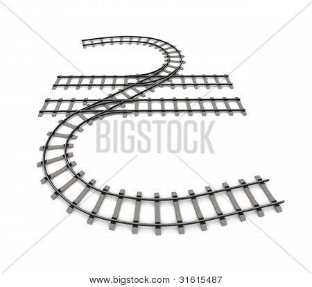 Valutaenhed i Form af Railway skinner
