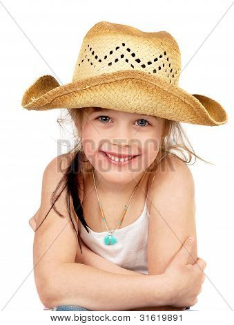 Felice piccolo graziosa Cowgirl