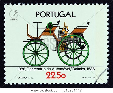 Portugal - Circa 1986: A Stamp Printed In Portugal From The 