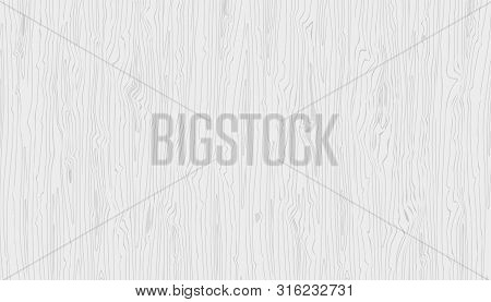 Vector Light Gray Wooden Texture. Hand Drawn Natural Graun Wood Background