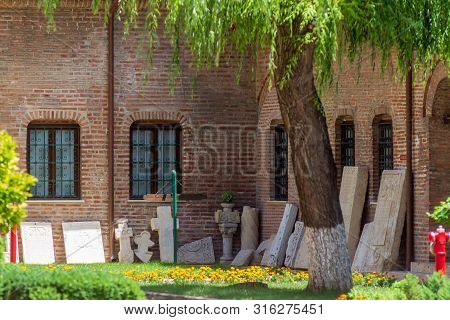 Bucharest, Romania - July 11, 2019: The Museum Of Antim Monastery, Built Between 1713 And 1715 By Sa