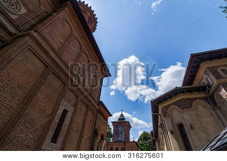 Bucharest, Romania - July 11, 2019: The Antim Monastery, Built Between 1713 And 1715 By Saint Antim 