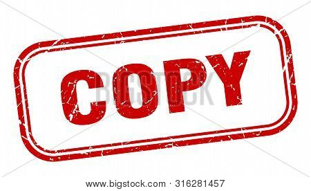Copy Stamp. Copy Square Grunge Sign. Copy