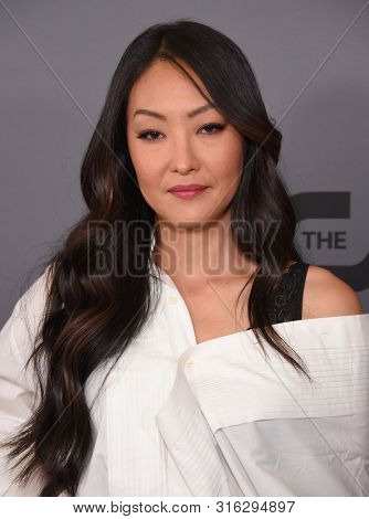 LOS ANGELES - AUG 04:  Elizabeth Anweis arrives for the CW's Summer TCA All Star Party on August 04, 2019 in Beverly Hills, CA                
