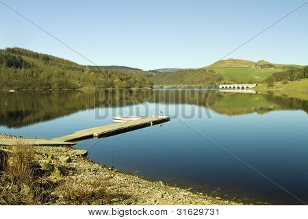 Ladybower zbiornik, derbyshire