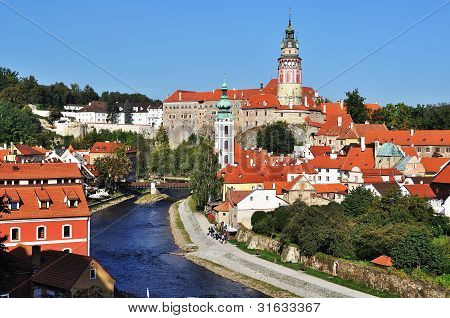 Cesky Krumlov.Czech Cumhuriyeti