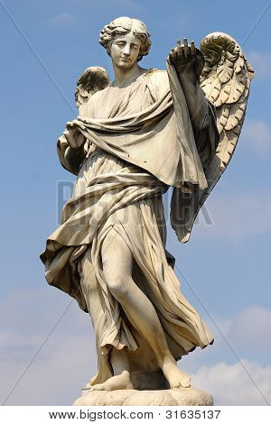 Ponte Sant'Angelo. Roma, İtalya