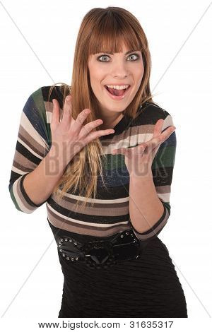 Young Cute Business Woman