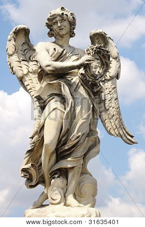 Ponte Sant'Angelo. Roma, İtalya