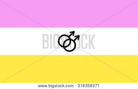 Twink Pride Flag - One Of A Sex Fetish Communities Sign.