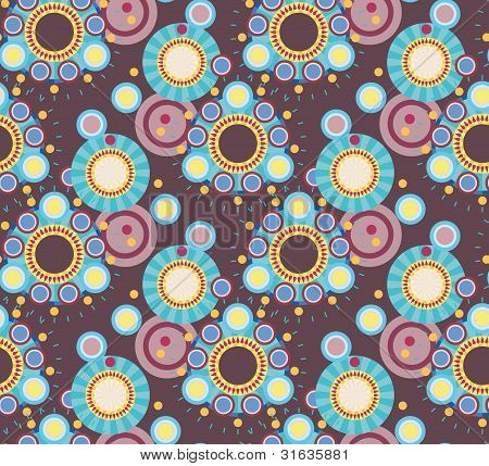 Saumaton kukka tausta sinisen ja violetin sävyjä