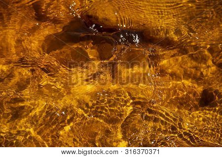 Red Water In Rio Tinto, Huelva