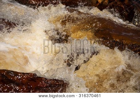 Red Water In Rio Tinto, Huelva