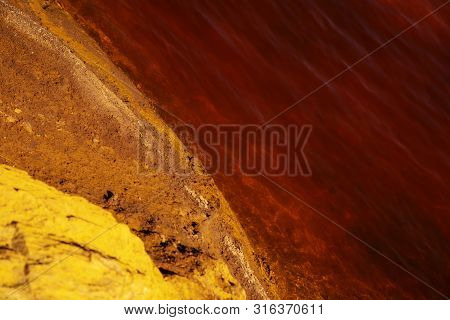 Beautiful Landscape In Huelva, Rio Tinto, Spain.