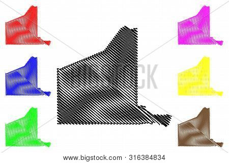 Gregg County, Texas (counties In Texas, United States Of America,usa, U.s., Us) Map Vector Illustrat