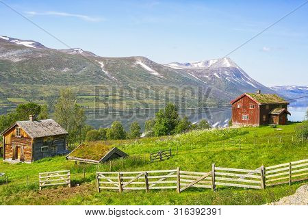 Gjevilvatnet, Norway 07/11/2019 Norwegian Lake Gjevilvatnet In The Summer