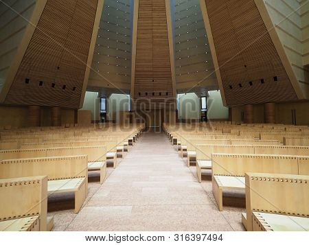 Santo Volto Church Interior In Turin