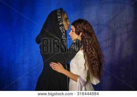 Cosplay Nun And Magician, Characters From The Play.