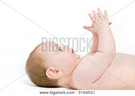 Six Month Old Baby Claping Hands