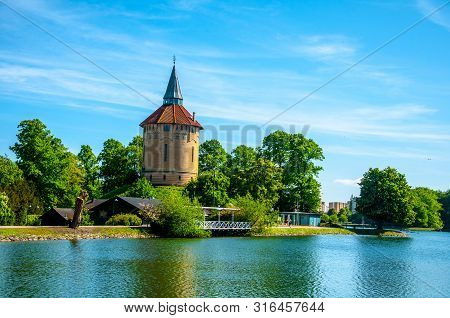 Pildammstornet Tower On The Water In The City Of Malmo