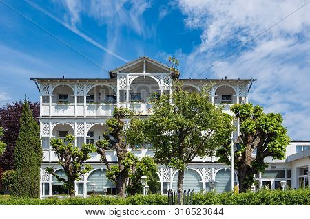 Building In Goehren On The Island Ruegen, Germany.