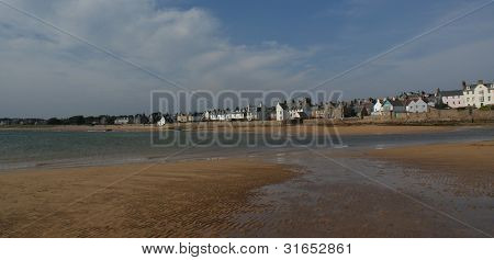 La spiaggia di Elie, East Neuk di Fife, Scozia
