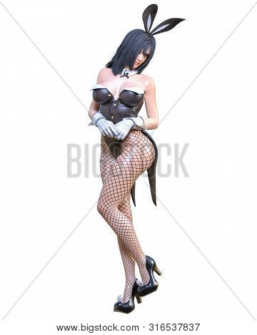 3D Comics Cosplay Anime Bunny Girl.
