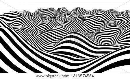Abstract Blue Digital Background. Big Data Visualization. Science Background. Big Data Complex With