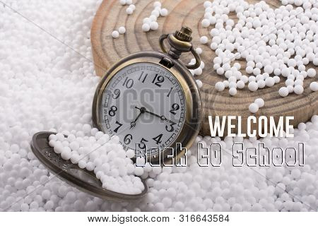 Back To School Wording As Educational Concept