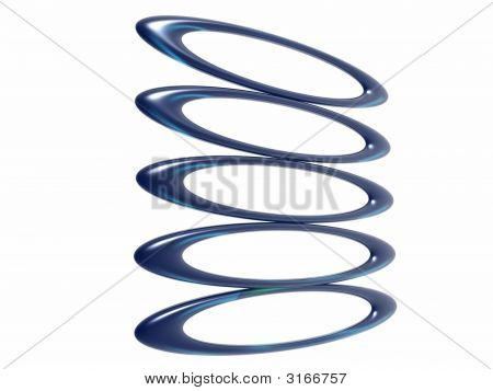 Mørk blå knapper fra Side