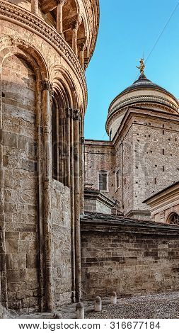 The Cappella Colleoni Is A Church And Mausoleum In Bergamo In Northern Italy.