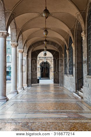 The Cappella Colleoni Is A Church And Mausoleum In Bergamo In Northern Italy.