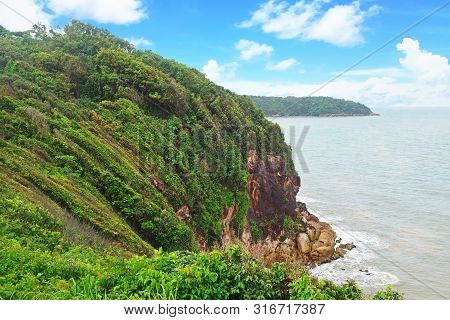 Sunshine Viewpoint At Koh Proet Island, Sunshine Viewpoint Is Famous Landmark In Chanthaburi Provinc