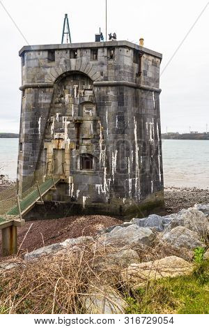 The West Martello Tower At Pembroke Dock, Portrait.