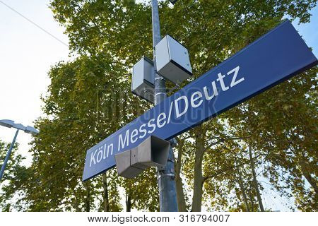 COLOGNE, GERMANY - CIRCA SEPTEMBER, 2018: close up shot of 