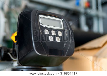 Electronic Control Center In Water Treatment In Boiler House.