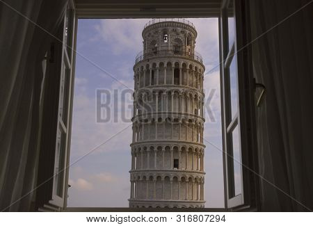 Privileged View From The Leaning Tower, Pisa, Italy
