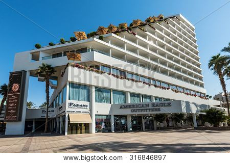 Eilat, Israel- November 7, 2017: View Of The Royal Beach By Isrotel Exclusive Collection, Located At