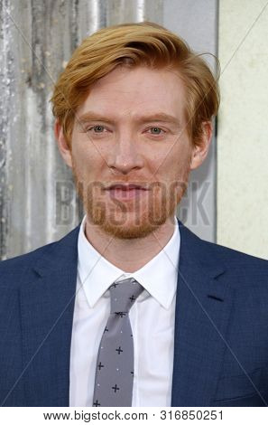 Domhnall Gleeson at the Los Angeles premiere of 'The Kitchen' held at the TCL Chinese Theatre IMAX in Hollywood, USA on August 5, 2019.