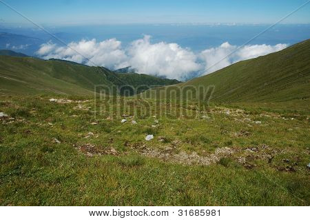 Fagaras vuoria Etelä-Karpaatit, Romania